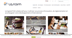 Desktop Screenshot of lascom.fr